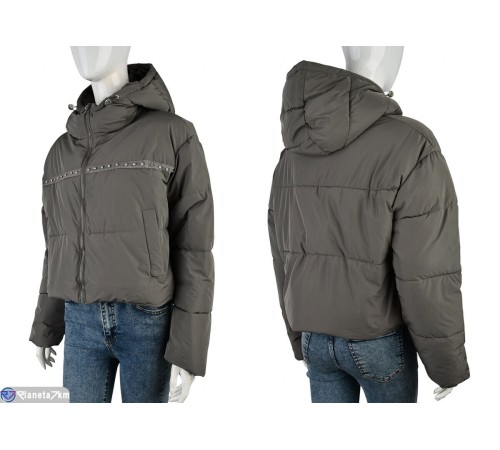 Куртка жіноча на зиму (4 шт. р.сетка 42-48) сірий  "Kalabok" Куртка жіноча на зиму (4 шт. р.сетка 42-48) сірий  "Kalabok"