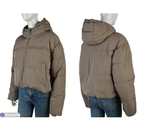 Куртка жіноча на зиму (4 шт. р.сетка 42-48) коричневий  "Kalabok" Куртка жіноча на зиму (4 шт. р.сетка 42-48) коричневий  "Kalabok"