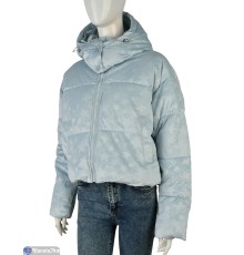 Куртка жіноча на зиму (4 шт. р.сетка 42-48) блакитний  "Kalabok"