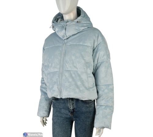 Куртка жіноча на зиму (4 шт. р.сетка 42-48) блакитний  "Kalabok" Куртка жіноча на зиму (4 шт. р.сетка 42-48) блакитний  "Kalabok"