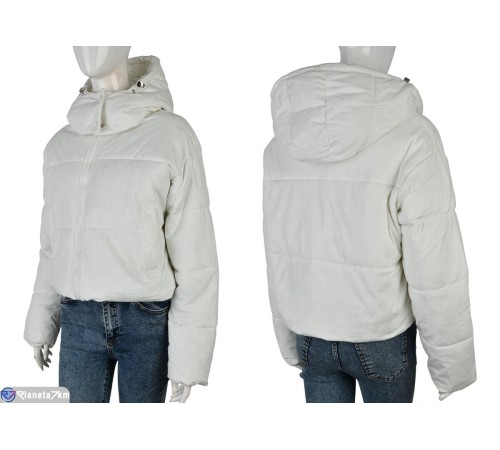 Куртка жіноча на зиму (4 шт. р.сетка 42-48) білий  "Kalabok" Куртка жіноча на зиму (4 шт. р.сетка 42-48) білий  "Kalabok"