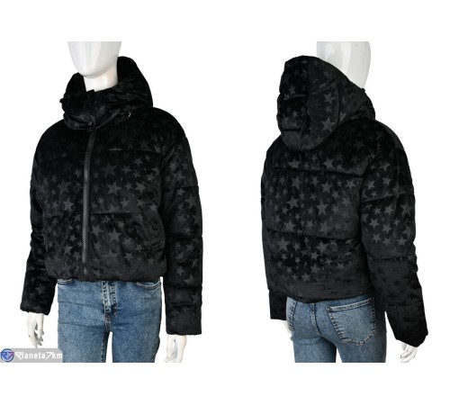 Куртка жіноча на зиму (4 шт. р.сетка 42-48) чорний  "Kalabok" Куртка жіноча на зиму (4 шт. р.сетка 42-48) чорний  "Kalabok"