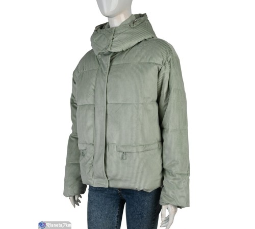 Куртка жіноча на зиму (4 шт. р.сетка 42-48) зелений  "Kalabok" Куртка жіноча на зиму (4 шт. р.сетка 42-48) зелений  "Kalabok"