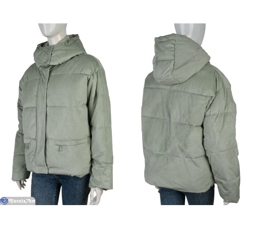 Куртка жіноча на зиму (4 шт. р.сетка 42-48) зелений  "Kalabok" Куртка жіноча на зиму (4 шт. р.сетка 42-48) зелений  "Kalabok"