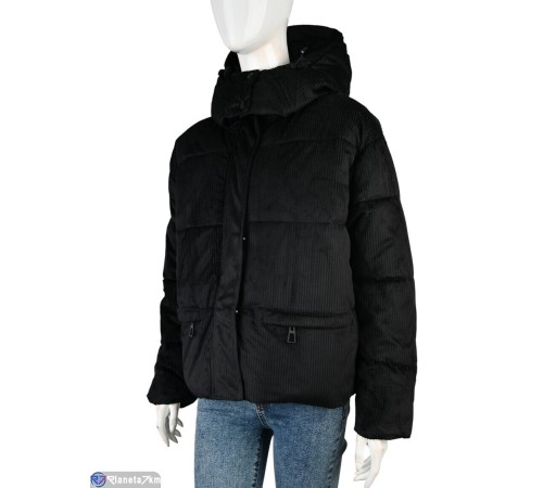 Куртка жіноча на зиму (4 шт. р.сетка 42-48) чорний  "Kalabok" Куртка жіноча на зиму (4 шт. р.сетка 42-48) чорний  "Kalabok"