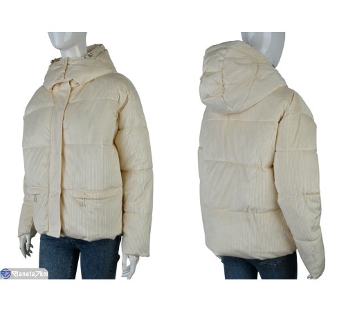 Куртка жіноча на зиму (4 шт. р.сетка 42-48) бежевий  "Kalabok" Куртка жіноча на зиму (4 шт. р.сетка 42-48) бежевий  "Kalabok"