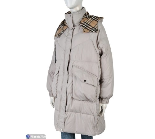 Куртка жіноча на зиму (4 шт. р.сетка L-3XL) бежевий  "Kalabok" Куртка жіноча на зиму (4 шт. р.сетка L-3XL) бежевий  "Kalabok"