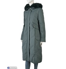 Пальто жіноче на зиму (5 шт. р.сетка L-3XL) зелений  "Kalabok" Пальто жіноче на зиму (5 шт. р.сетка L-3XL) зелений  "Kalabok"