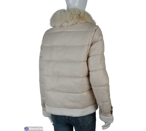 Куртка жіноча на зиму (4 шт. р.сетка M-L) бежевий  "Kalabok" Куртка жіноча на зиму (4 шт. р.сетка M-L) бежевий  "Kalabok"