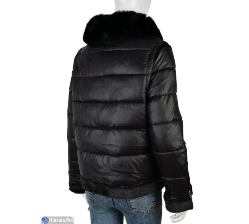 Куртка жіноча на зиму (4 шт. р.сетка M-L) чорний  "Kalabok"