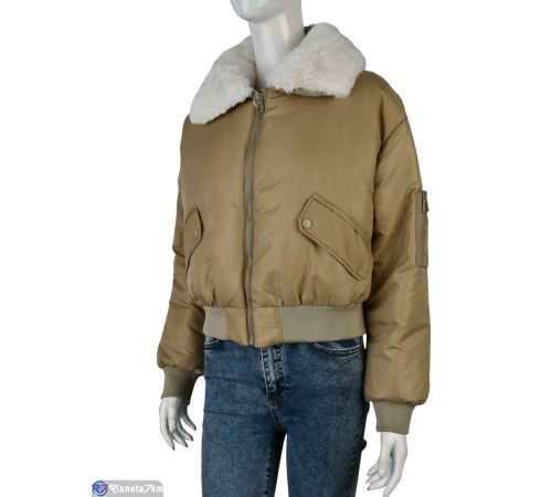 Куртка жіноча на зиму (4 шт. р.сетка 42-48) коричневий  "Kalabok" Куртка жіноча на зиму (4 шт. р.сетка 42-48) коричневий  "Kalabok"