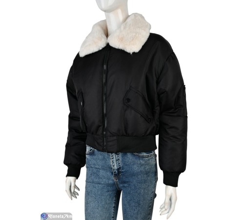 Куртка жіноча на зиму (4 шт. р.сетка 42-48) чорний  "Kalabok" Куртка жіноча на зиму (4 шт. р.сетка 42-48) чорний  "Kalabok"