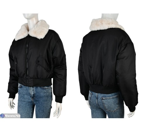 Куртка жіноча на зиму (4 шт. р.сетка 42-48) чорний  "Kalabok" Куртка жіноча на зиму (4 шт. р.сетка 42-48) чорний  "Kalabok"