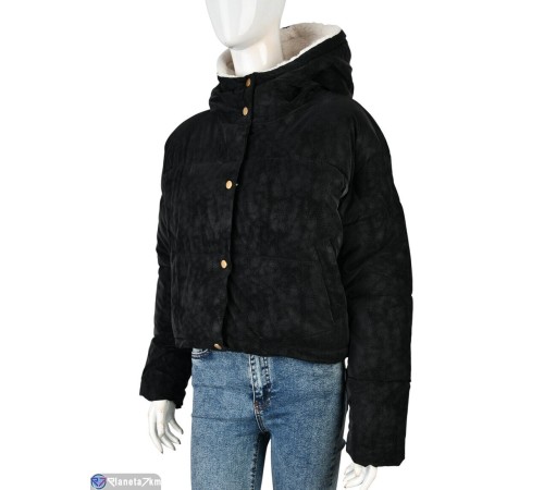 Куртка жіноча на зиму (4 шт. р.сетка 42-48) чорний  "Kalabok"