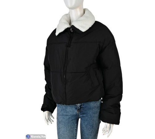 Куртка жіноча на зиму (3 шт. р.сетка M-XL) чорний  "Kalabok" Куртка жіноча на зиму (3 шт. р.сетка M-XL) чорний  "Kalabok"