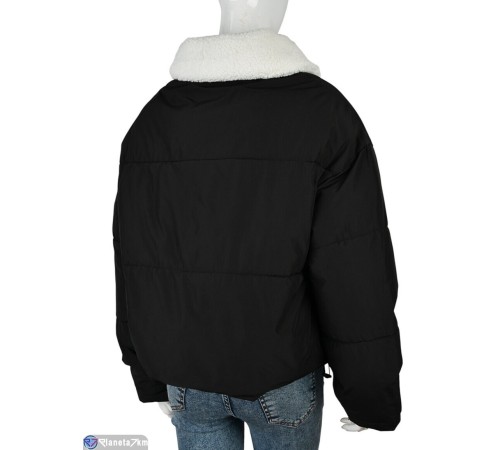 Куртка жіноча на зиму (3 шт. р.сетка M-XL) чорний  "Kalabok" Куртка жіноча на зиму (3 шт. р.сетка M-XL) чорний  "Kalabok"