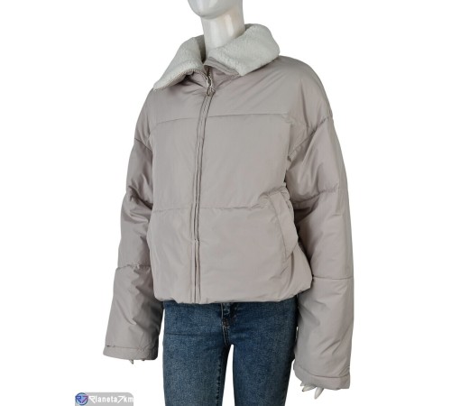 Куртка жіноча на зиму (3 шт. р.сетка M-XL) бежевий  "Kalabok" Куртка жіноча на зиму (3 шт. р.сетка M-XL) бежевий  "Kalabok"