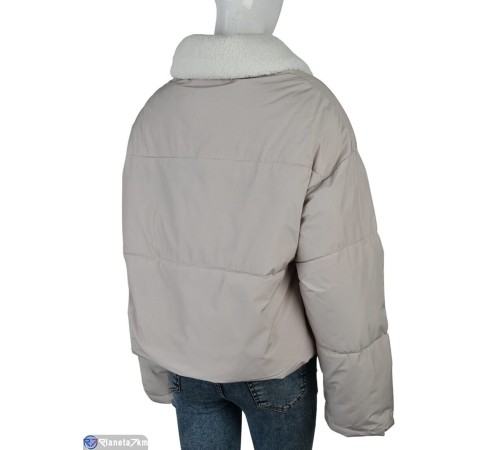 Куртка жіноча на зиму (3 шт. р.сетка M-XL) бежевий  "Kalabok" Куртка жіноча на зиму (3 шт. р.сетка M-XL) бежевий  "Kalabok"