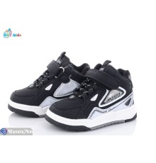 Дитячі кросівки на весну/осінь (8 пар р.21-26) чорний  "BBT"