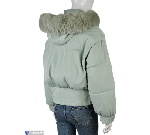 Куртка жіноча на зиму (4 шт. р.сетка M-2XL) зелений  "Kalabok" Куртка жіноча на зиму (4 шт. р.сетка M-2XL) зелений  "Kalabok"
