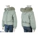 Куртка жіноча на зиму (4 шт. р.сетка M-2XL) зелений  "Kalabok"