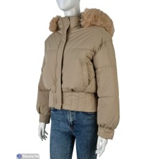 Куртка жіноча на зиму (4 шт. р.сетка M-2XL) бежевий  "Kalabok"
