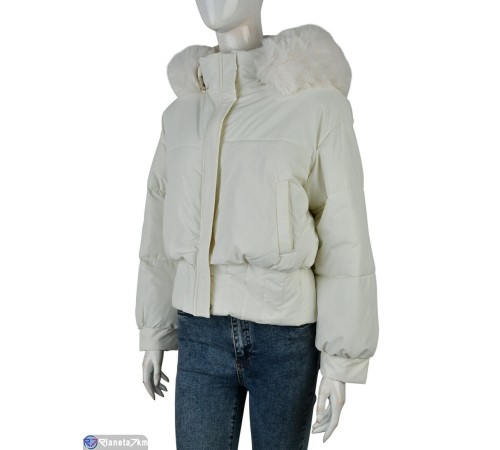 Куртка жіноча на зиму (4 шт. р.сетка M-2XL) бежевий  "Kalabok" Куртка жіноча на зиму (4 шт. р.сетка M-2XL) бежевий  "Kalabok"