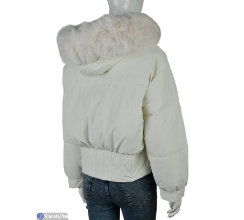 Куртка жіноча на зиму (4 шт. р.сетка M-2XL) бежевий  "Kalabok" Куртка жіноча на зиму (4 шт. р.сетка M-2XL) бежевий  "Kalabok"