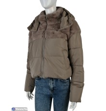 Куртка жіноча на зиму (4 шт. р.сетка 42-48) коричневий  "Kalabok" Куртка жіноча на зиму (4 шт. р.сетка 42-48) коричневий  "Kalabok"