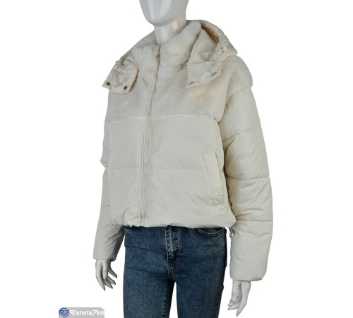 Куртка жіноча на зиму (4 шт. р.сетка 42-48) бежевий  "Kalabok" Куртка жіноча на зиму (4 шт. р.сетка 42-48) бежевий  "Kalabok"