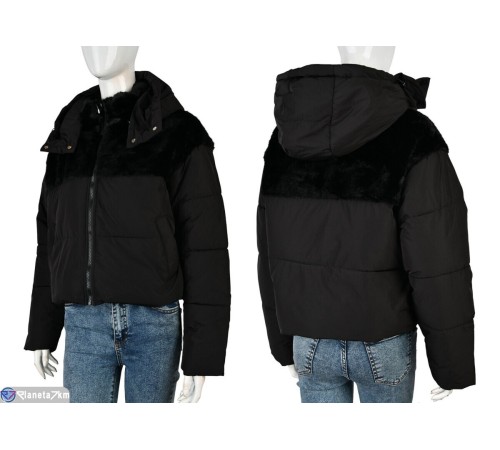 Куртка жіноча на зиму (4 шт. р.сетка 42-48) чорний  "Kalabok" Куртка жіноча на зиму (4 шт. р.сетка 42-48) чорний  "Kalabok"