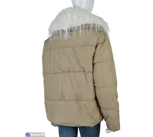 Куртка жіноча на зиму (4 шт. р.сетка 42-48) бежевий  "Kalabok" Куртка жіноча на зиму (4 шт. р.сетка 42-48) бежевий  "Kalabok"