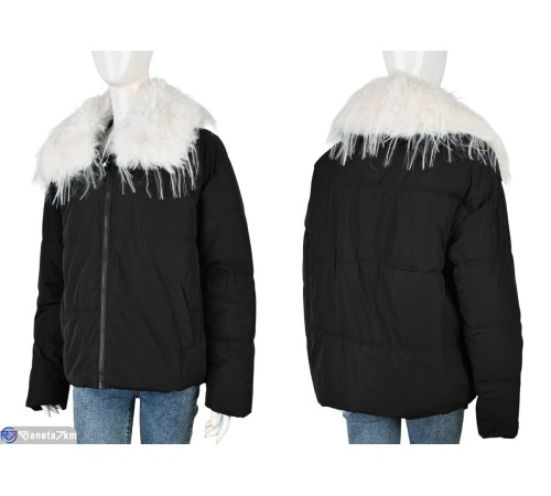 Куртка жіноча на зиму (4 шт. р.сетка 42-48) чорний  "Kalabok" Куртка жіноча на зиму (4 шт. р.сетка 42-48) чорний  "Kalabok"