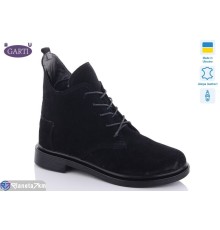 Черевики жіночі на зиму (6 пар р.36-40) чорний  "Garti"