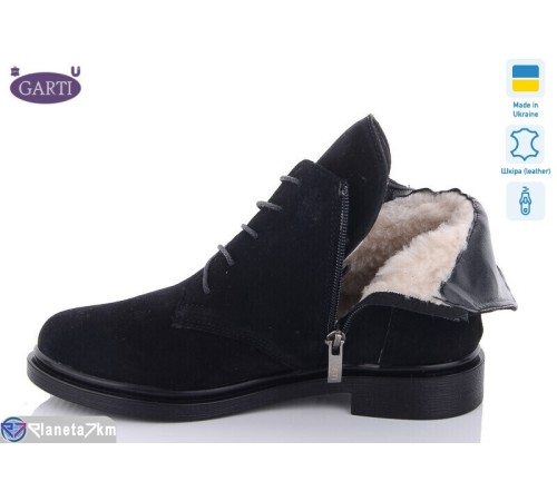 Черевики жіночі на зиму (6 пар р.36-40) чорний  "Garti"