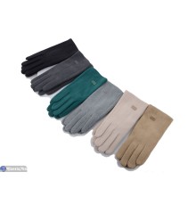 Рукавички жіночі на зиму (12 шт. р.сетка 6,5-8,5) мікс  "RUBIBAS"