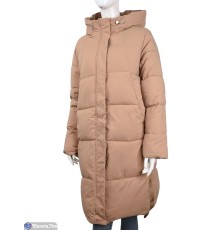 Пальто жіноче на зиму (5 шт. р.сетка 52-60) бежевий  "Kalabok" Пальто жіноче на зиму (5 шт. р.сетка 52-60) бежевий  "Kalabok"