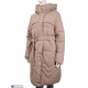 Пальто жіноче на зиму (4 шт. р.сетка 52-58) бежевий "Kalabok"