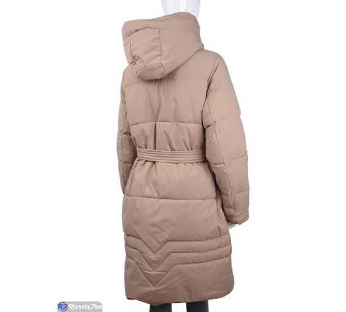 Пальто жіноче на зиму (4 шт. р.сетка 52-58) бежевий "Kalabok" Пальто жіноче на зиму (4 шт. р.сетка 52-58) бежевий "Kalabok"