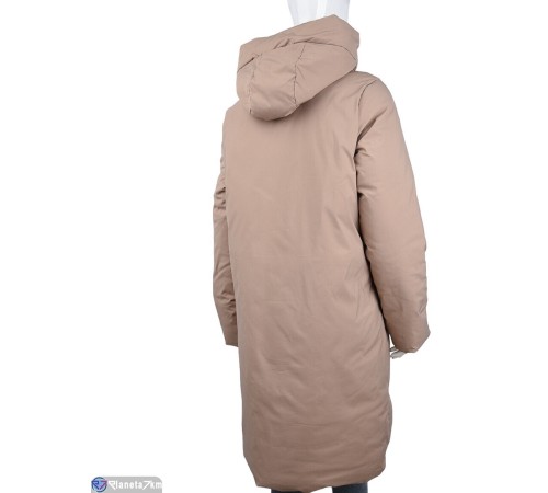 Пальто жіноче на зиму (5 шт. р.сетка 52-60) бежевий "Kalabok" Пальто жіноче на зиму (5 шт. р.сетка 52-60) бежевий "Kalabok"