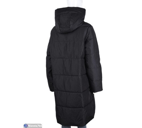 Пальто жіноче на зиму (5 шт. р.сетка 52-60) чорний "Kalabok" Пальто жіноче на зиму (5 шт. р.сетка 52-60) чорний "Kalabok"