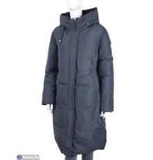 Пальто жіноче на зиму (4 шт. р.сетка 52-56) сірий  "Kalabok"