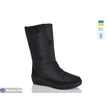 Дутики жіночі на зиму (8 пар р.37-41) чорний  "MURMUR" Дутики жіночі на зиму (8 пар р.37-41) чорний  "MURMUR"