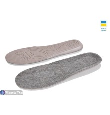 Устілки жіночі на зиму (10 пар р.36-41) сірий  "MURMUR"