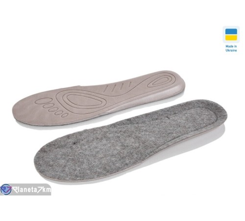 Устілки жіночі на зиму (10 пар р.36-41) сірий  "MURMUR"