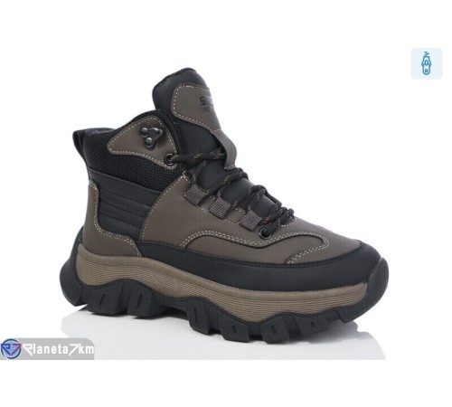 Черевики дитячі на зиму (8 пар р.32-37) хакі  "Normashoes"