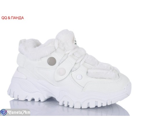 Кросівки жіночі на зиму (8 пар р.36-41) білий  "QQ&Панда"