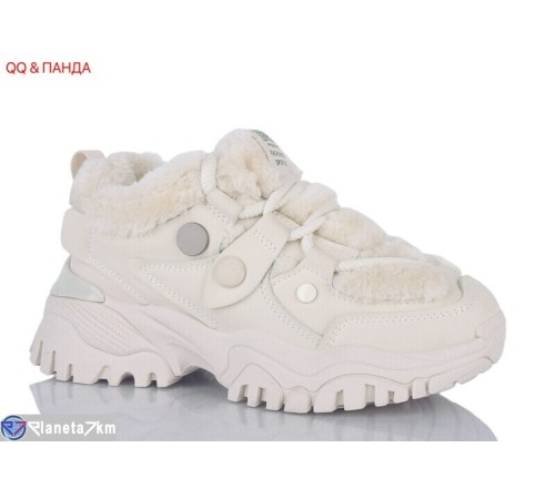 Кросівки жіночі на зиму (8 пар р.36-41) бежевий  "QQ&Панда"