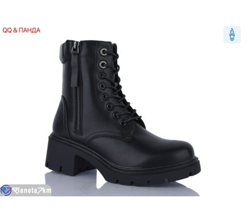 Черевики жіночі на зиму (6 пар р.36-40) чорний  "QQ&Панда"