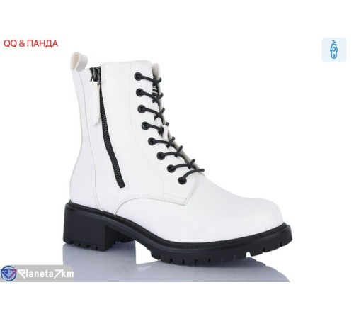 Черевики жіночі на зиму (6 пар р.36-41) білий  "QQ&Панда"